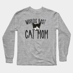 Worlds best cat mom Long Sleeve T-Shirt